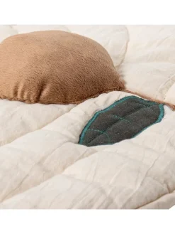 Spielmatte in Beige - Ø 100 cm