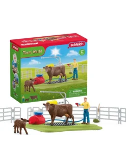 Spielset Kuh Waschstation 42529