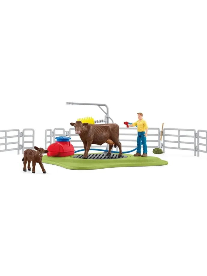 Spielset Kuh Waschstation 42529