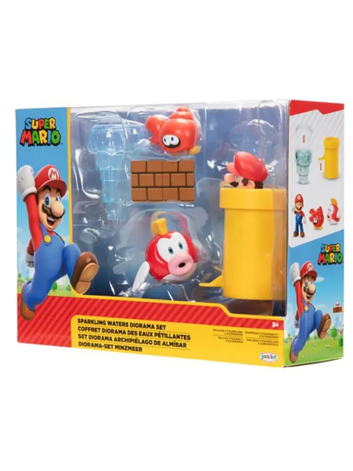Spielset "Nintendo Super Mario Sparkling Waters Diorama" - ab 3 Jahren