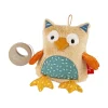 Spieluhr Eule Baby Geschenk in beige