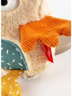 Spieluhr Eule Baby Geschenk in beige