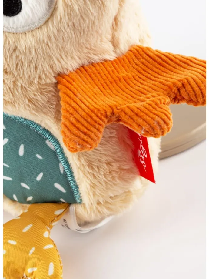 Spieluhr Eule Baby Geschenk in beige