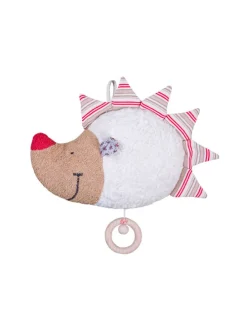 Spieluhr Igel, GOTS, Made in Germany, Größe: ca. 25 cm, Melodie: Guter Mond.....