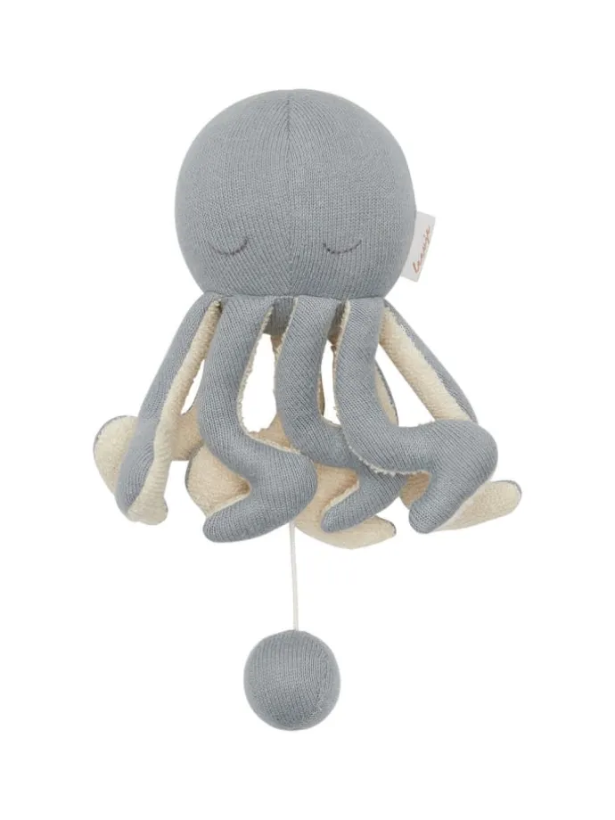 Spieluhr octopus' in blue