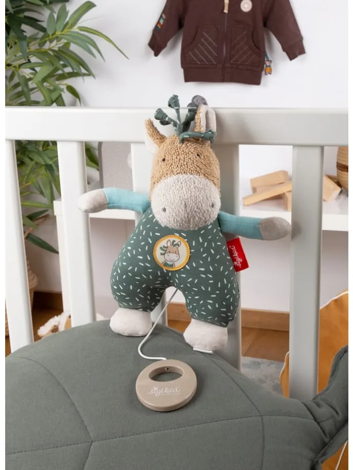 Spieluhr Pony Wiwi Wiah in grün/beige
