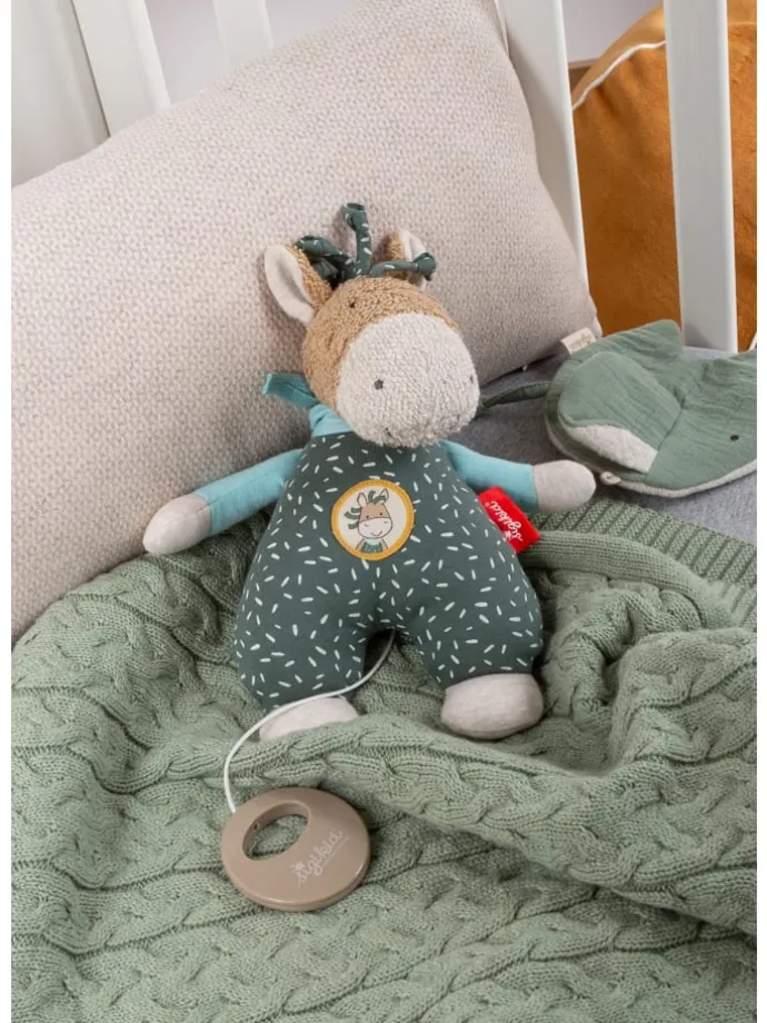 Spieluhr Pony Wiwi Wiah in grün/beige