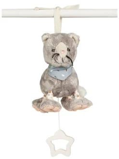 Spieluhr S KATZE Lilly in grau