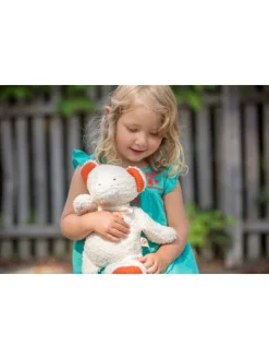Spieluhr Teddy, GOTS, Made in Germany, Größe: ca. 34 cm, Melodie LaLeLu