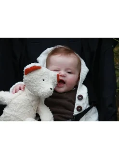 Spieluhr Teddy, GOTS, Made in Germany, Größe ca34 cm, Melodie Mozarts Wiegenlied