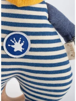 Spieluhr Waschbär Baby Geschenk in grau