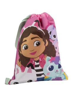 Sportbeutel "Gabby's Dollhouse" in Pink - (L)27 cm - (H)33 cm