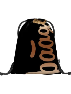 Sportbeutel "Metallic Bronze" in Schwarz