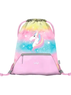Sportbeutel "Rainbow Unicorn" in Rosa