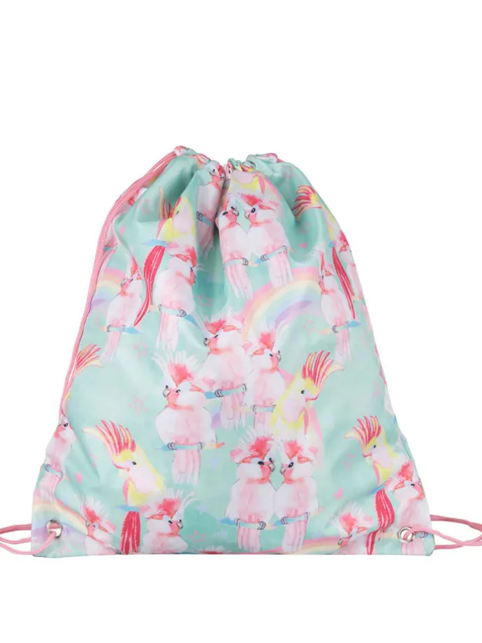 Sportbeutel Unicorn Birds, Purple Rain in lila/rosa