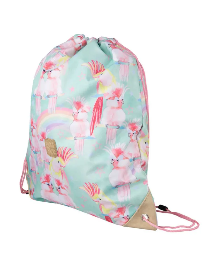 Sportbeutel Unicorn Birds, Purple Rain in lila/rosa