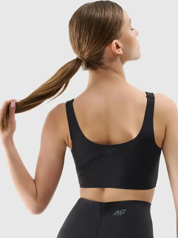 Sport-BH in Schwarz - Low