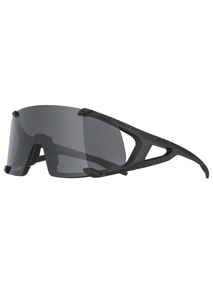 Sportbrille "Hawkeye" in Schwarz