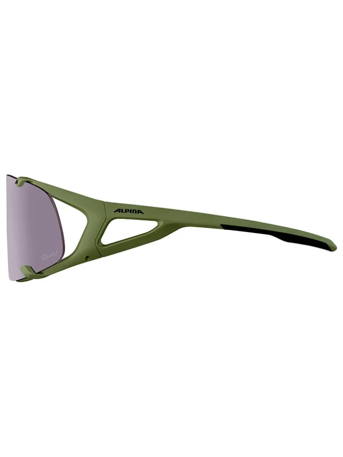 Sportbrille "Hawkeye S Q-LITE V" in Grün