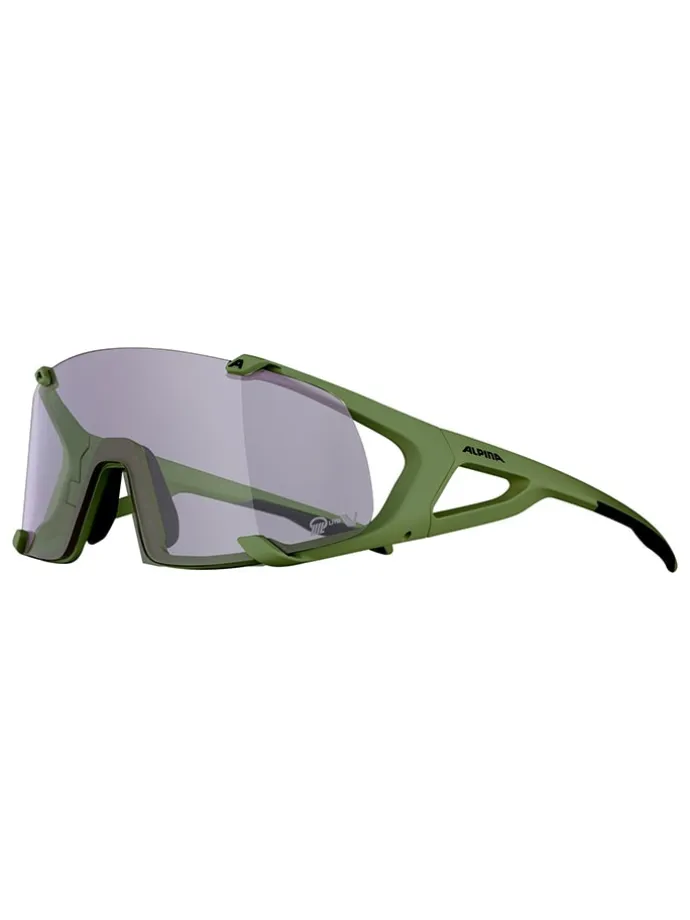 Sportbrille "Hawkeye S Q-LITE V" in Grün
