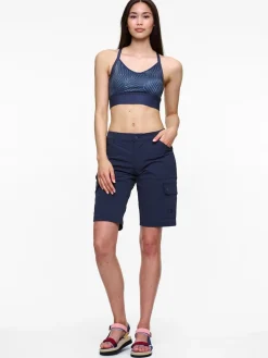 Sport-Bustier in Dunkelblau