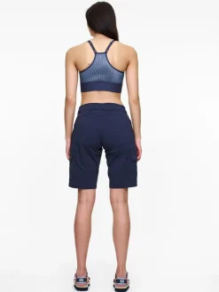 Sport-Bustier in Dunkelblau