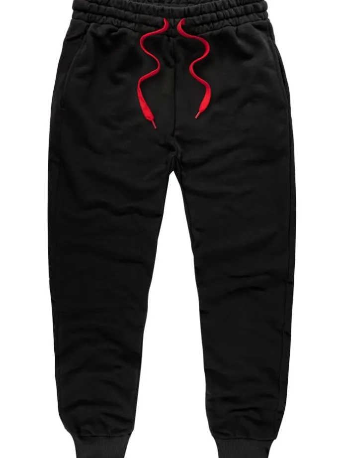 Sporthose STUART in Schwarz/Rot