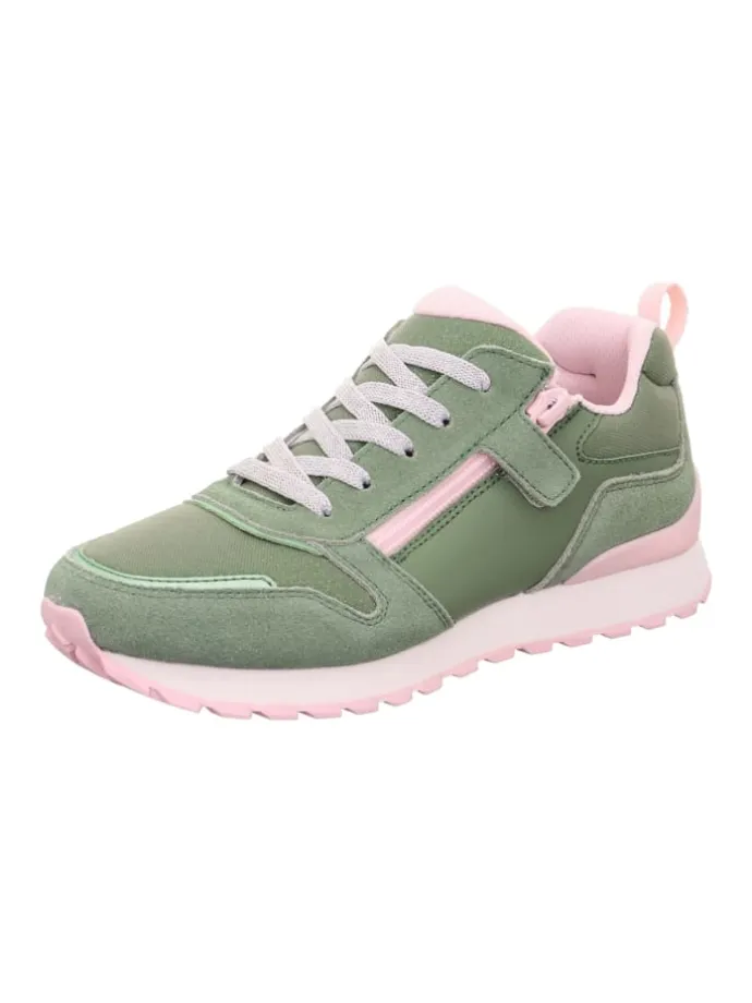 Sportliche Schnürschuhe in Grün