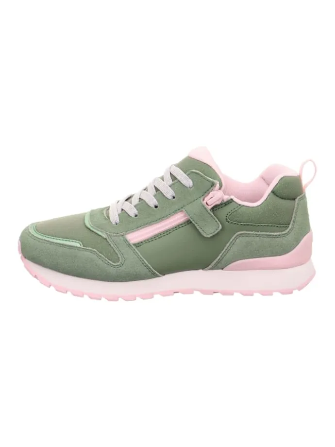 Sportliche Schnürschuhe in Grün