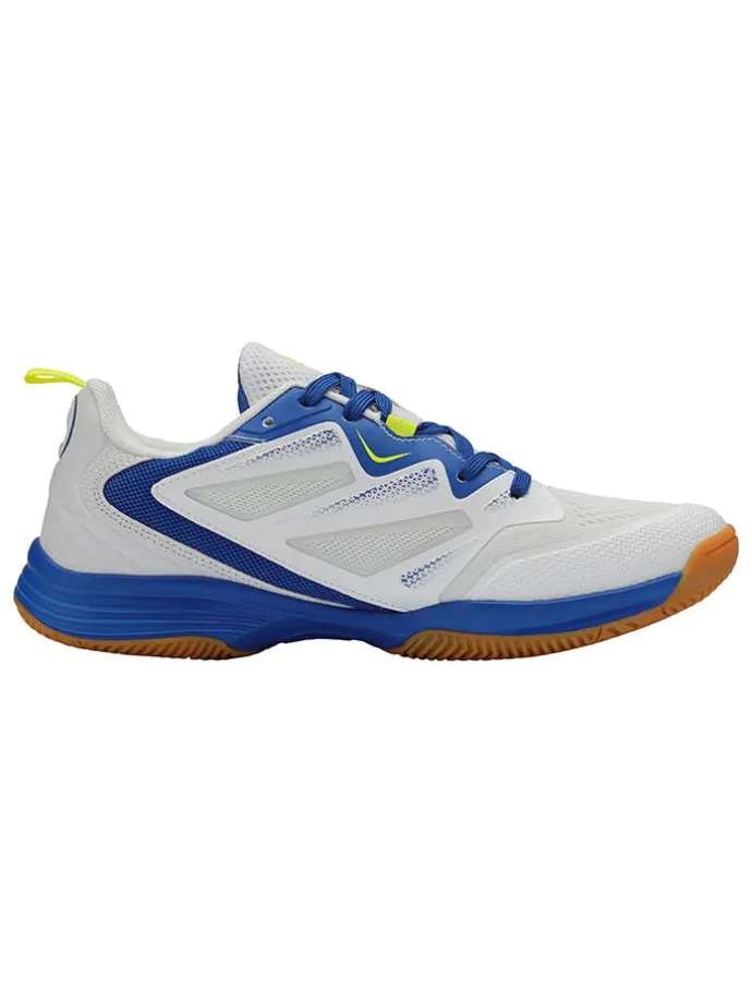 Sportschuhe "Gitter" in Weiß/ Blau/ Gelb