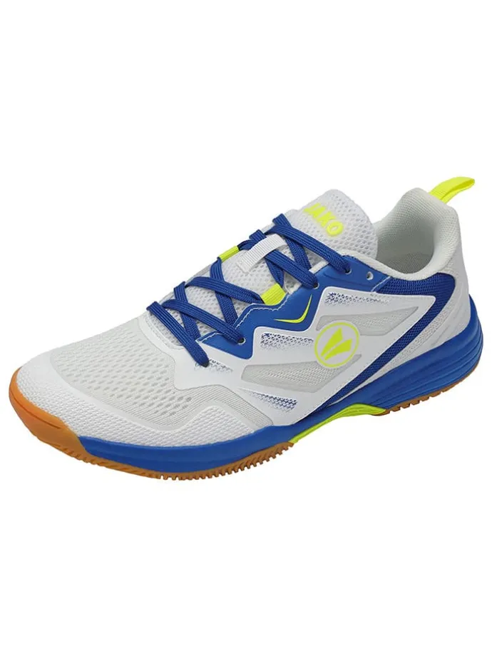 Sportschuhe "Gitter" in Weiß/ Blau/ Gelb