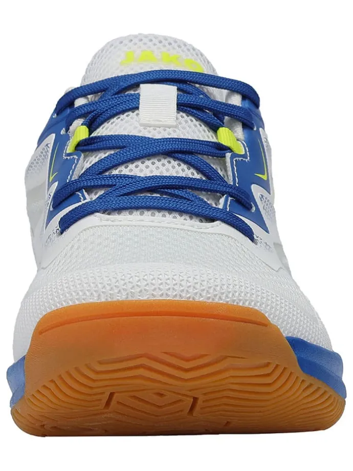 Sportschuhe "Gitter" in Weiß/ Blau/ Gelb