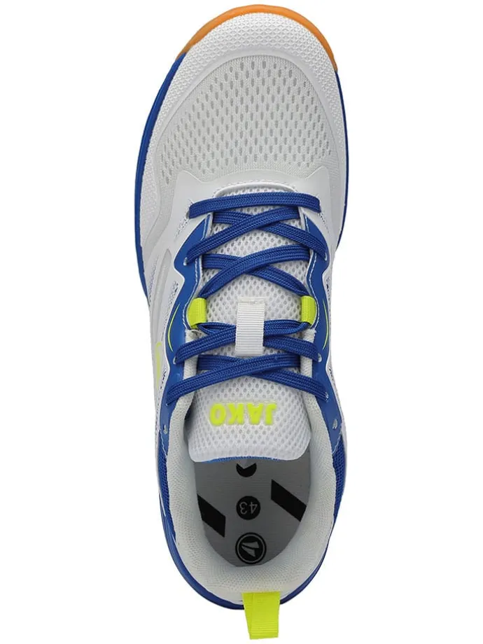 Sportschuhe "Gitter" in Weiß/ Blau/ Gelb