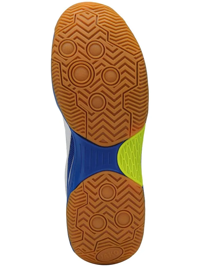 Sportschuhe "Gitter" in Weiß/ Blau/ Gelb