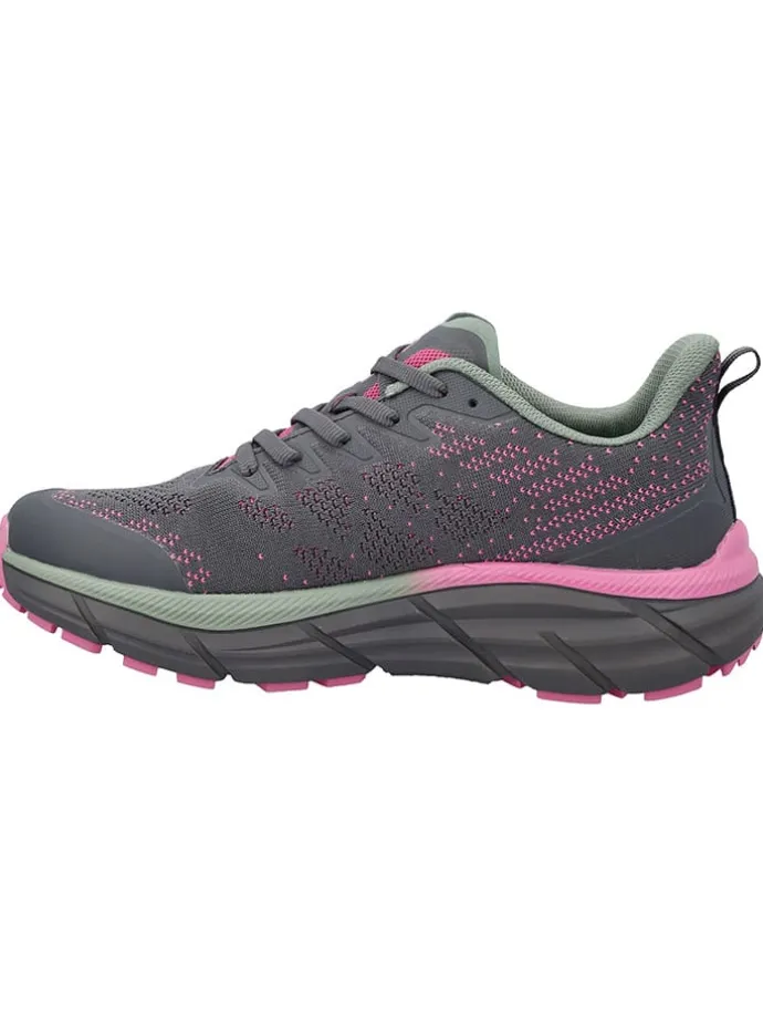 Sportschuhe "Rahmsy" in Grau/ Pink