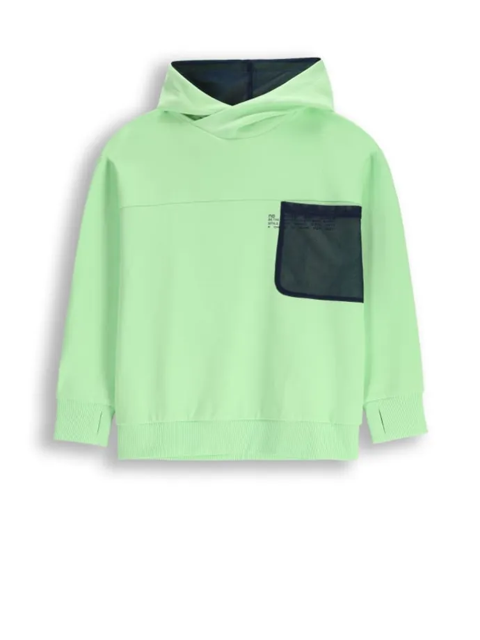 Sport-Sweatshirt in limonengrün