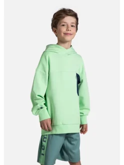 Sport-Sweatshirt in limonengrün