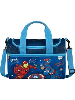 Sporttasche "Avengers" in Blau - (B)35 x (H)23 x (T)16 cm