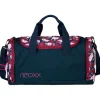 Sporttasche "Champ" in Dunkelblau/ Bordeaux - (L)41 x (B)22 x (H)20 cm
