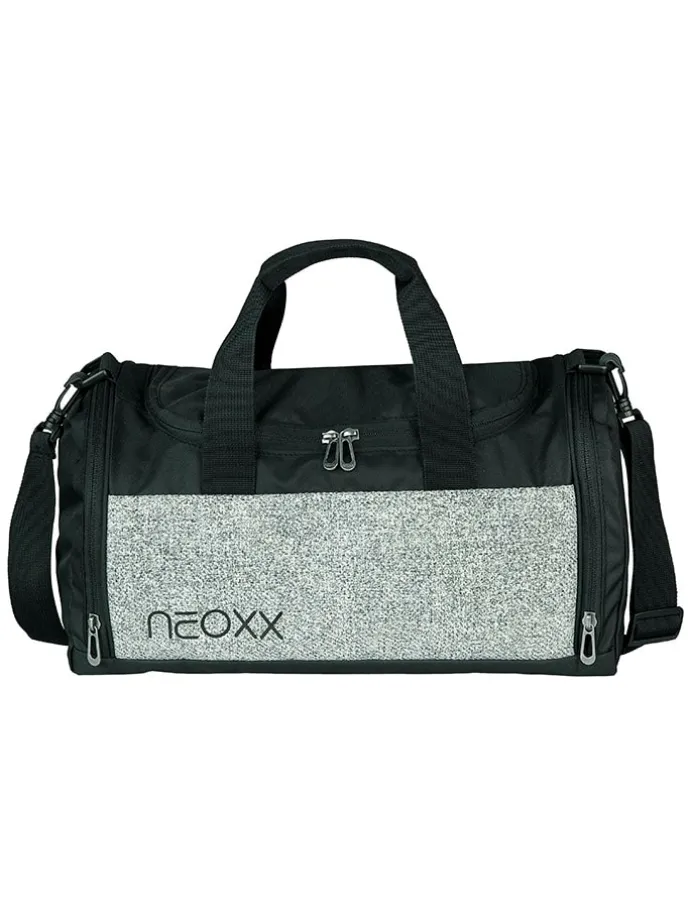 Sporttasche "Champ" in Schwarz/ Grau - (B)41,5 x (H)22,5 x (T)20 cm