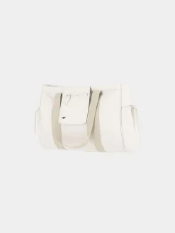 Sporttasche in Creme - (B)34 x (H)45 x (T)12 cm
