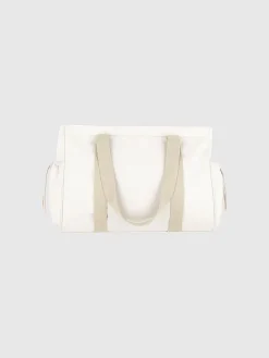 Sporttasche in Creme - (B)34 x (H)45 x (T)12 cm