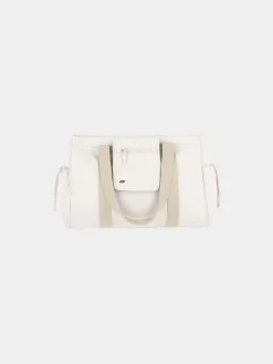 Sporttasche in Creme - (B)34 x (H)45 x (T)12 cm