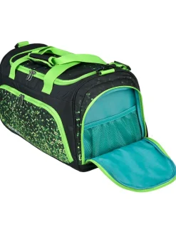 Sporttasche "Move" in Schwarz/ Grün - (L)43,5 cm - (H)26 cm