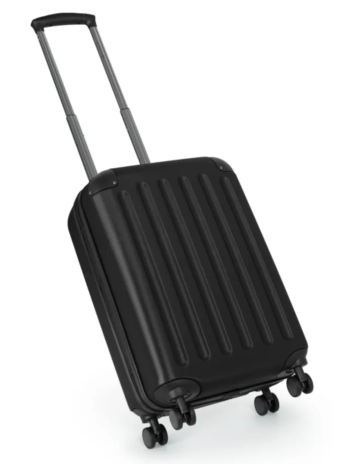 Spree - Handgepäck Koffer Trolley, 55 x 35 x 20 cm, 33 Liter in Schwarz