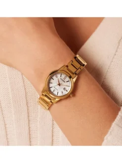 Stahl Quarzuhr Citizen Gold