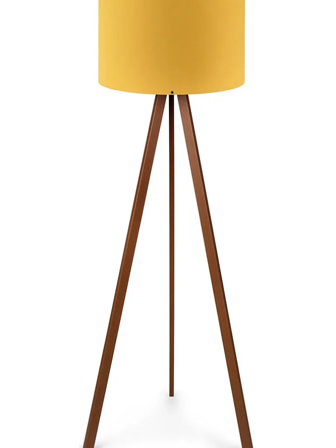 Standleuchte "Ayd" in Gelb - (H)140 cm