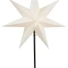 Standleuchte  "Frozen" in Weiß- (B)52 x (H)80 cm