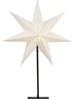 Standleuchte  "Frozen" in Weiß- (B)52 x (H)80 cm