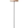Standleuchte in Hellbraun/ Schwarz - (H)161,5 x Ø 38 cm
